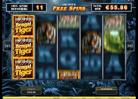 Игровой автомат Untamed Bengal Tiger  играть онлайн